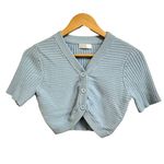 Elexiay marisol crochet baby‎ blue top size Small $200 Photo 1