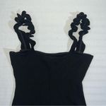 Reformation  Hampton Bodysuit Women’s Size M Black Minimalist Preppy Photo 7