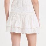 Madewell Smocked Pull On Gauze Tiered Mini Skirt Lighthouse Ivory Photo 8