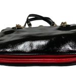 Kate Spade New York Journal Darcy Black Patent Leather Hand Bag Gold Chain Strap Photo 12