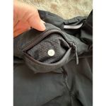 Lululemon Black Ruched Crop Leggings Mesh Criss Photo 5