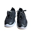 Nike  Size 7 Womens Air Max Lace Up Running Shoes Black/White Photo 3
