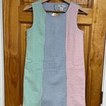 Vineyard Vines NWOT Preppy Colorful Kentucky Derby Seersucker Dress Size 12 Photo 0