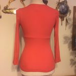 Bebe rhubarb low cut v neck crystal “” top Photo 4