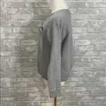 Zyia  Active Gray Mountain Patch Crew Neck Sweatshirt Photo 1