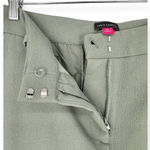 Vince Camuto | Size 12 | Straight Leg Parisian Crepe Crop Pants in Sage Green Photo 3