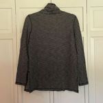 Lilla P black striped cowl neck pouch front sweater small Photo 5