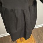 Bobeau Top Shirt Tunic Ruffle Bell Sleeve Crocheted Peasant Romantic Black Photo 5