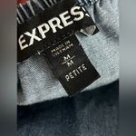EXPRESS Denim Square Neck Tiered Mini Dress size M petite Photo 4