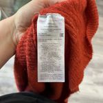 VERO MODA  Orange Ribbed Crew Neck Sweater Photo 4
