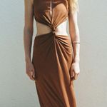 ZARA Open Back Cut-Out Dress Photo 4