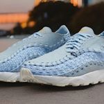 Nike  Air Women’s Size 6 Footscape Woven Washed Denim Sneakers. Ice Blue. New Photo 0