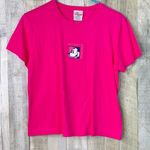 Disney The  Store Size Medium Pink Crewneck Short Sleeve Minnie Mouse T-Shirt Photo 0