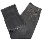 Calvin Klein Jeans Y2K Calvin Klein Womens Flare Jeans 14 Charcoal Gray Grunge Retro Classic Photo 2