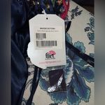 Gorgeous New Flirt by Maggie Sottero Navy Satin Jeweled Prom Gown! Blue Size 0 Photo 5