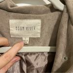 Moon River  Faux Suede Fringe Moto Jacket size Small Photo 7