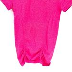 Athleta  Fastest Track Shirt Tee Seamless Ruched Top Pink 438563 Photo 3