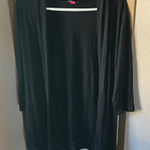 Vince Camuto  Black open front cardigan 1X Photo 0