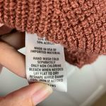 EXPRESS  v-neck burnt orange sweater Photo 2