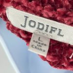 Nordstrom 2/$30 Jodifl Cut-Out Cold Shoulder Crewneck Long Sleeve Knit Chenille Sweater Photo 7