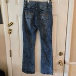 Bootcut Jeans Women's Size XL 30x29 HighRise Denim Acid Washed Super Stretch Blue Photo 1