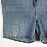 Liz & Me Catherines Plus Sz 26W Denim Shorts Jeans Light Blue Elastic Waist 1180 Photo 2