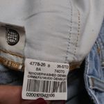 Ganni  Overwashed Denim Low-Waist Relaxed Fit Jeans Ripped Distressed Size 26 Photo 10