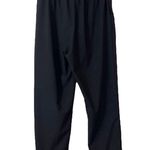 Chiciris Women’s Pants Paper Bag Tie Waist Slim Tapered Fit Black Size 2X Plus Photo 4