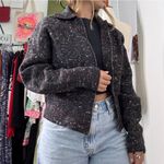 Vince . Wool-Silk Donegal Zip Jacket Photo 2