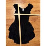 Princess Polly  Black Fit Flare Romper Dress Coquette Cap Sleeve Milkmaid Size 8 Photo 9
