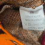 Edge Tiger Print Orange/Black Knit Romper US M Photo 9