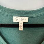 Jessica Simpson  Forest Green V-Neck Tee Photo 2