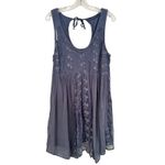 Abercrombie & Fitch  Babydoll Sleeveless Dress Women's Large Blue‎ Coquette Girl Photo 2