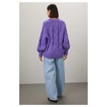 Love, Whit by Whitney Port Purple Chunky Sweater Oversized Slouchy Size L Size L Photo 1