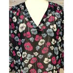 Ann Taylor Small Tunic Blouse Shirt Top Semi Sheer Floral Shirt Photo 1