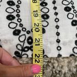 Tweeds Linen White Eyelet Blouse Top Sz Medium Boho Coastal Grandma Photo 14