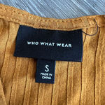 Who Wear What Shirt Womens Small Mustard Yellow Photo 2