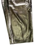Eloquii size 14 Metallic Faux Leather Trouser pant gold Photo 4