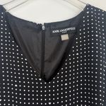 Karl Lagerfeld  Paris Black White Polka Dot Hearts Wide Leg Sleeveless Jumpsuit 6 Photo 5