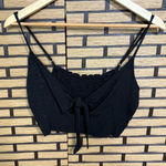 Saltwater Luxe  Black Crop Tank‎ Top Size Small Photo 0
