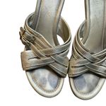 Cole Haan Shoes Womens Size 8.5B Wedge Sandals Cork Heel Buckle Straps Photo 3