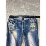 Ariya Jeans  Women Junior 11 12 Bootcut Flare Low Rise Embellished Stone Wash Y2K Photo 1