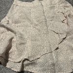 Sim & Sam  NEW WITH TAGS Peach & Grey Leopard Print. Summer Fun Skirt. 16” Long Photo 6
