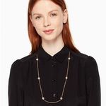 Kate Spade NWT Lady Marmalade Scatter Necklace in Rose Gold Glass Photo 12