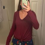 Kohls V Neck Long Sleeve  Photo 0