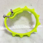 Christian Louboutin Authentic Neon Green / Yellow Loubilink Spiked Bracelet Photo 7