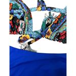 Swimsuits For All String Bikini Top & Matching Bottoms Women's Size 20 NEW Blue Photo 3