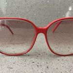Liz Claiborne LC21 RED Oversized VTG Eyeglasses Frames ONLY 140mm Photo 0