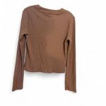 Urban Outfitters NWT Brown Tiger Thermal Notch Neck Tee Shirt Sz Large Photo 2