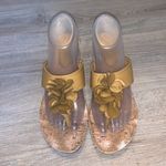 Nicole NCurrent mustard yellow wedges Size 8 Photo 1